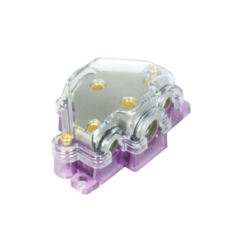 Distributore di Corrente o Massa - PWD04.2 -  1x 0 awg + 1x 4 awg + 2x 8 awg