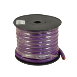 Cavo Alimentazione 0 awg  53 mm - Positivo - PWP0.2 -  Puro rame OFC  - Bobina 15 m