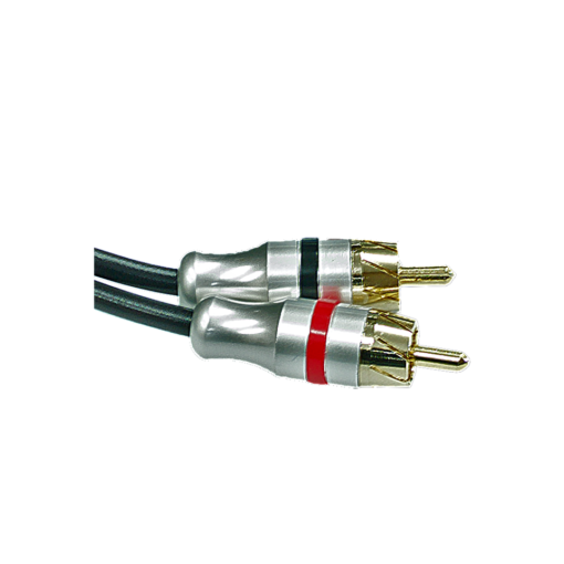 Cavo Rca 1 Metro Top Quality  PRCA1.2 - 4 Schermature  - Connettori Pro - immagine 3