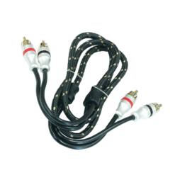 Cavo Rca 1 Metro Top Quality  PRCA1.2 - 4 Schermature  - Connettori Pro