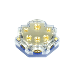 Distributore di Massa Corrente -  PWD48.2 - 1x 0 awg + 1x 2 awg + 2x 4 awg + 2x 8 awg