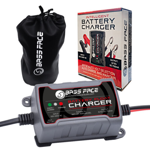 Caricabatteria Tampone per Auto e Moto BFM.1  Automatico 6 e 12 volts - 750 mA con  Microprocessore