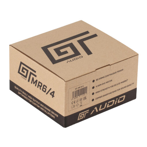 GT-MR6/4 Midbass 16,5 cm GT-AUDIO 1X4Ohm SVC 80WRMS Quality Built High Output Mid Range - immagine 8