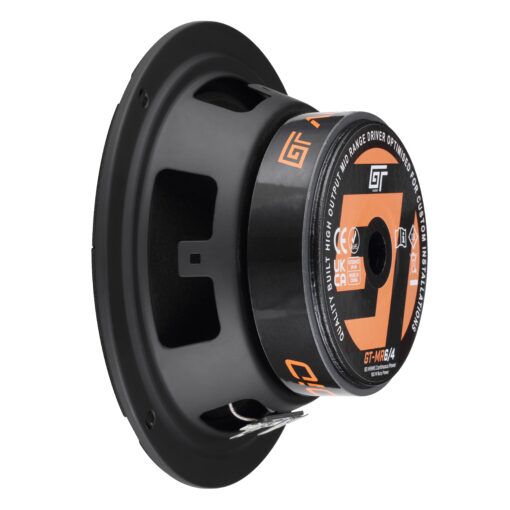 GT-MR6/4 Midbass 16,5 cm GT-AUDIO 1X4Ohm SVC 80WRMS Quality Built High Output Mid Range - immagine 3