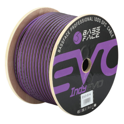 EVO-S14 - Cavo Speaker 2 x 2,08 mm. Rame Puro OFC  -  Guaina ultra flessibile - Bobina 100 metri