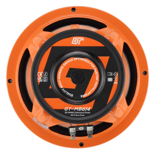 GT Audio GT-MB6/4  - Woofer  16,5cm 4Ohm 80w RMS Component Midbass Speaker - immagine 6