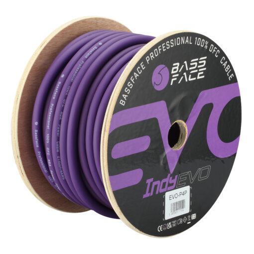 Cavo Alimentazione 4 awg  21 mmq - Positivo - EVO-P4P -  Puro rame OFC  - Bobina 30 m