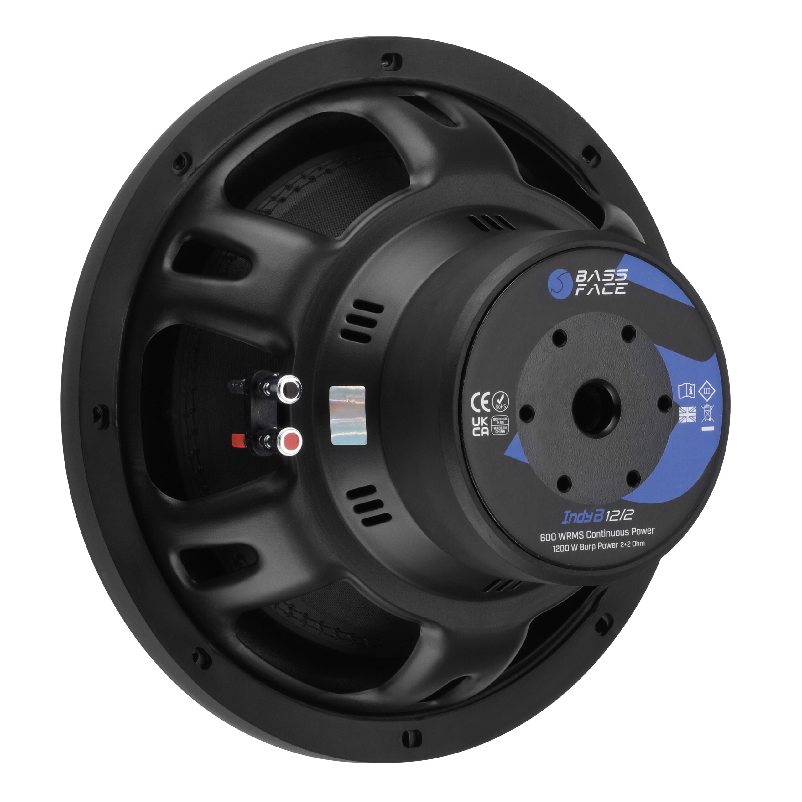Subwoofer 32 CM Per Auto Bass Face IndyB12/2 10" 2+2 Ohm | Woofer Car Audio Compatto - 600W RMS - 1200W MAX POWER - immagine 7