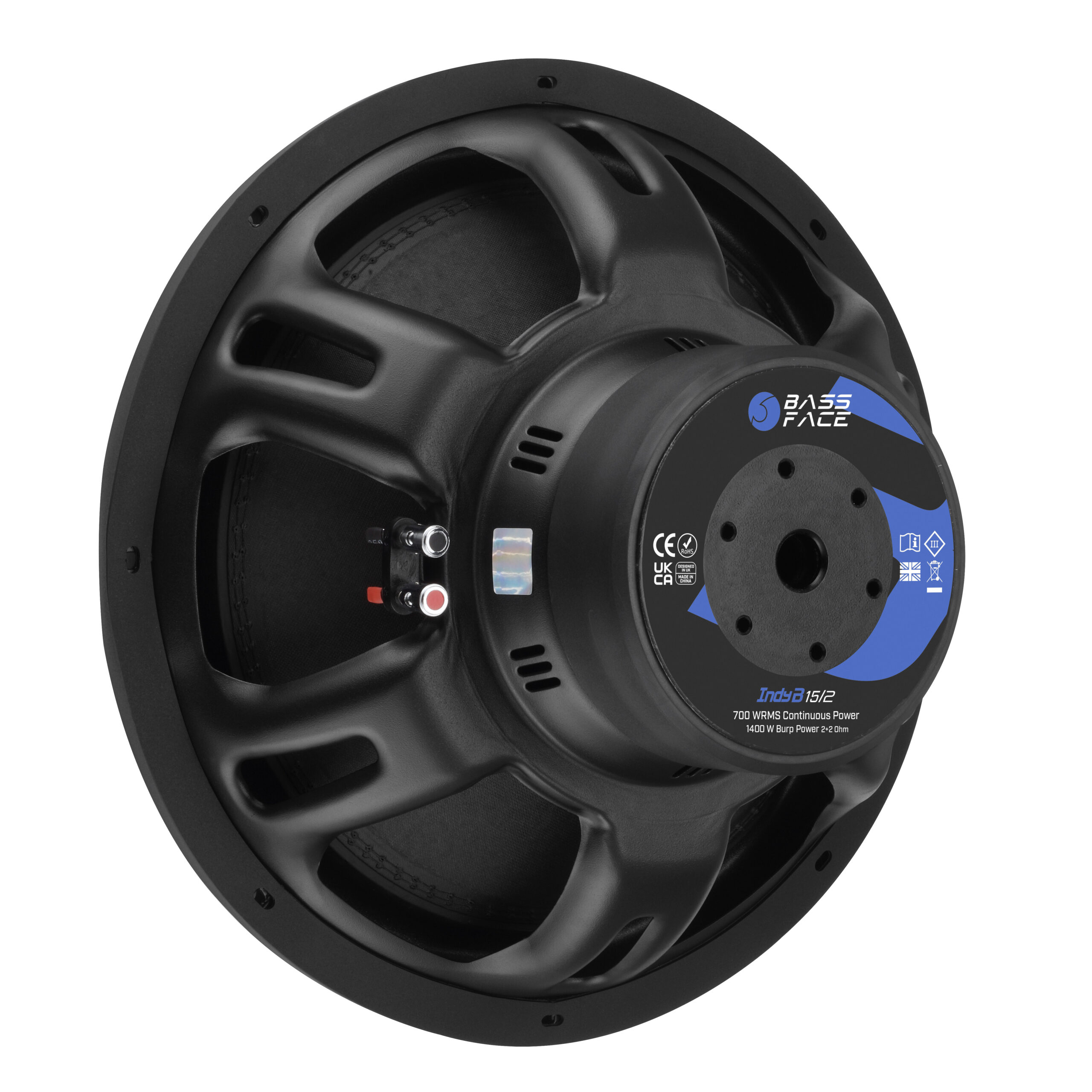 Subwoofer Auto 38 CM Bass Face IndyB15/2 10" 2+2 Ohm | Woofer Car Audio Power - 700W RMS - 1400W MAX POWER - immagine 5