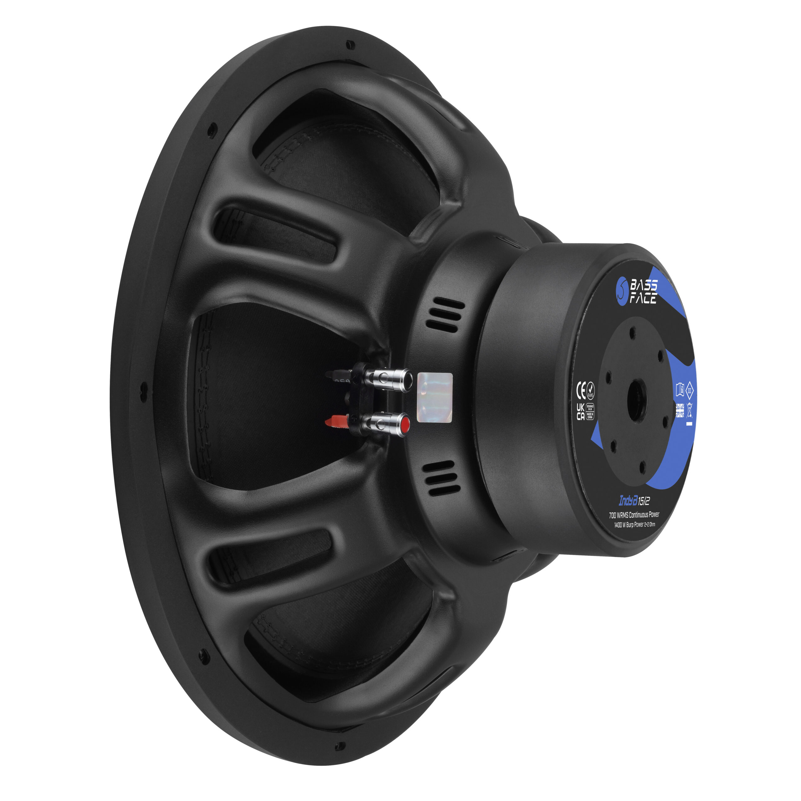 Subwoofer Auto 38 CM Bass Face IndyB15/2 10" 2+2 Ohm | Woofer Car Audio Power - 700W RMS - 1400W MAX POWER - immagine 6