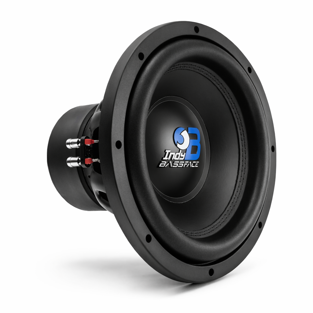 Subwoofer auto Bass Face INDYB12/2 da 12 pollici, potente e compatto, ideale per impianti car audio con bassi profondi