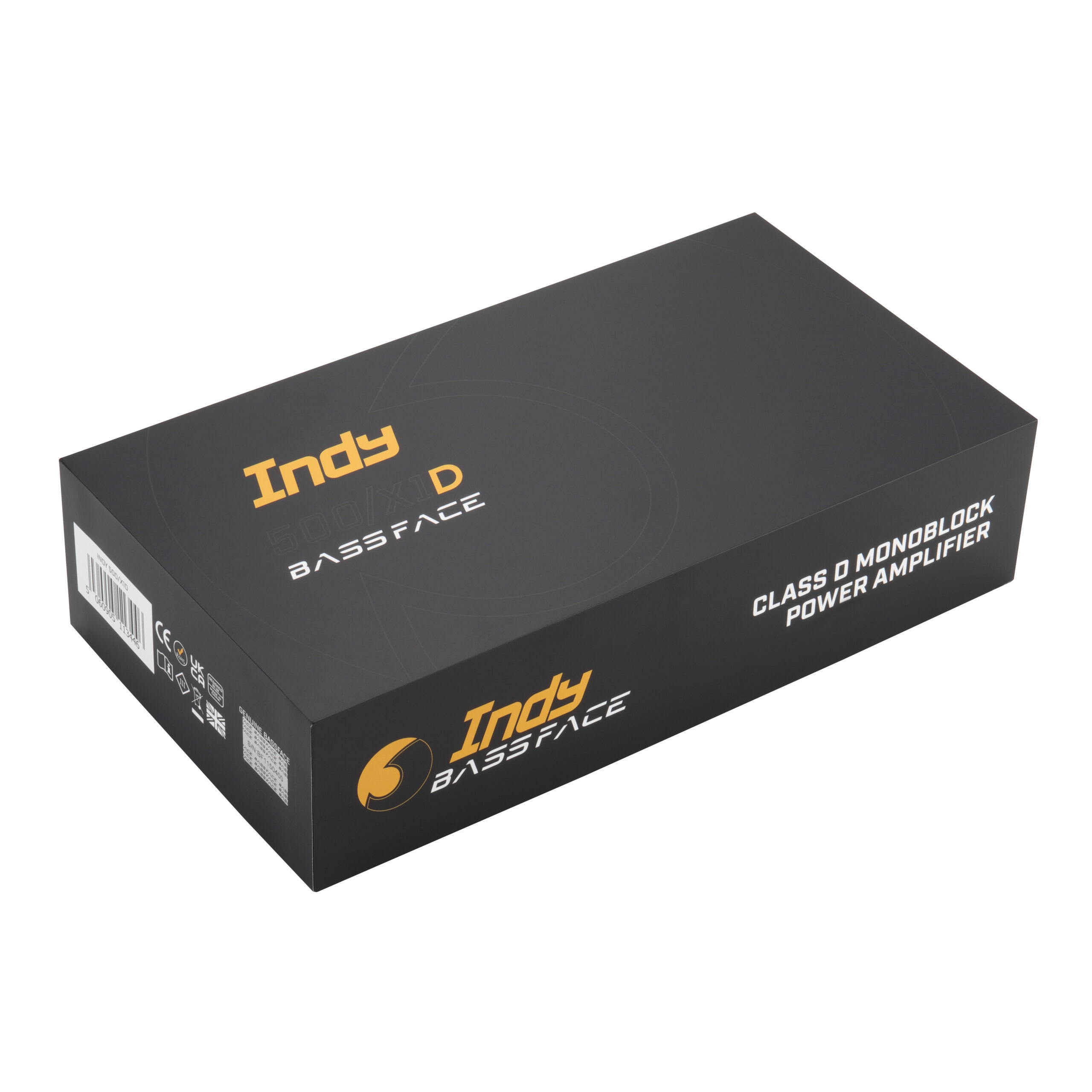amplificatore monofonico 500w rms 1 ohm bass face indy500/x1d scatolo
