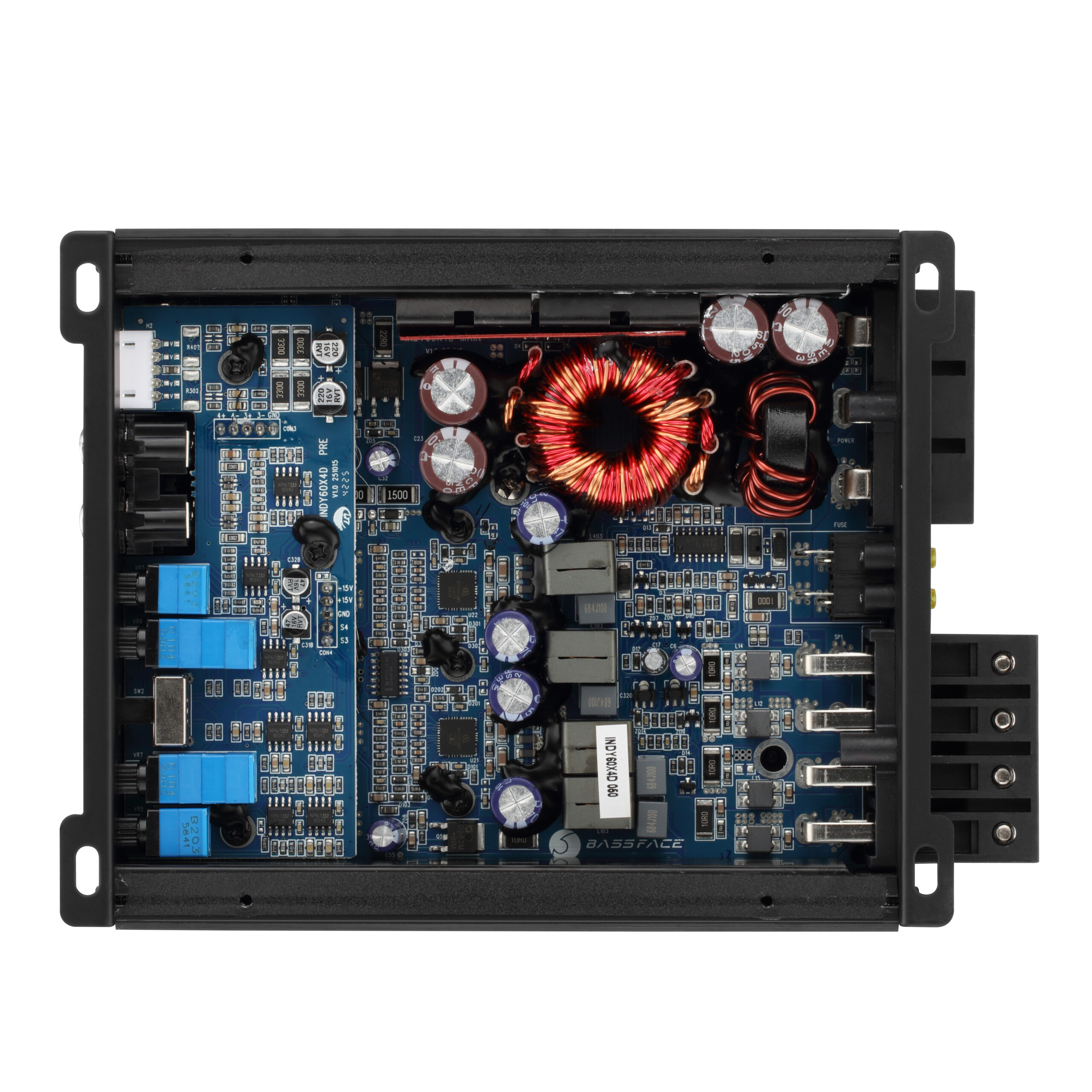 Amplificatore 4 Canali Bassface Indy60/X4D vista board